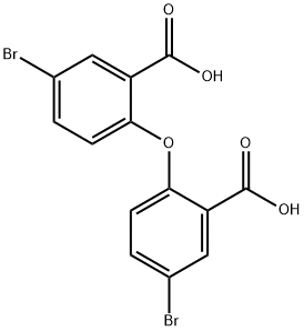 Di(4-bromo-2-carboxyphenyl) ether 结构式