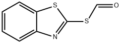 Methanethioic acid, S-2-benzothiazolyl ester (9CI) 化学構造式