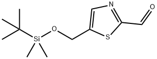 5-(((tert-Butyldimethylsilyl)oxy)methyl)thiazole-2-carbaldehyde Structure