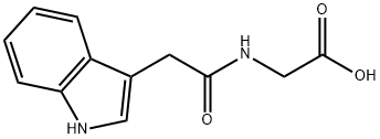 INDOLE-3-ACETYL GLYCINE Structure