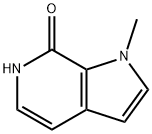 1-甲基-1H,6H,7H-吡咯并[2,3-C]吡啶-7-酮 结构式