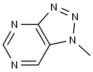 1H-1,2,3-Triazolo[4,5-d]pyrimidine, 1-methyl- (9CI) Struktur