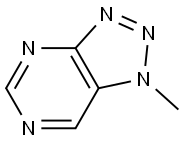 1H-1,2,3-Triazolo[4,5-d]pyrimidine, 1-methyl- (9CI) 化学構造式