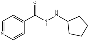 N'-シクロペンチルイソニコチン酸ヒドラジド 化学構造式