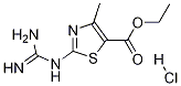 Ethyl 2-carbamimidamido-4-methyl-1,3-thiazole-5-carboxylate hydrochloride