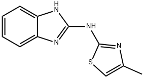 2-(2'-benzimidazolyl)amino-4-methylthiazole Structure