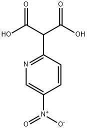 (5-NITRO-2-PYRIDINYL)PROPANEDIOIC ACID Structure