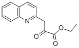 2-氧代-3-喹啉-2-丙酸乙酯, 13119-76-1, 结构式