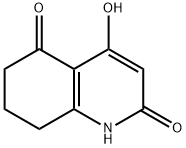 2,4-Dihydroxy-5,6,7,8-tetrahydroquinolin-5-one Struktur