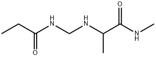 Propanamide,  N-methyl-2-[[[(1-oxopropyl)amino]methyl]amino]-|