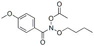 [butoxy-(4-methoxybenzoyl)amino] acetate Structure