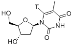 (6-3H)Thymidine 结构式
