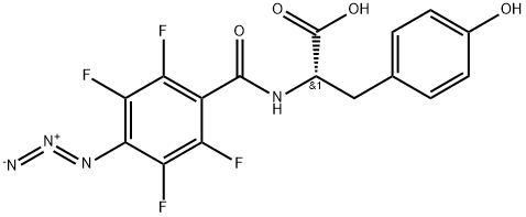 N-(4-azido-2,3,5,6-tetrafluorobenzoyl)tyrosine,131238-01-2,结构式