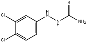 1-(3,4-ジクロロフェニル)チオセミカルバジド 化学構造式