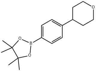 4-(4-Tetrahydropyranyl)phenylboronic Acid Pinacol Ester Structure