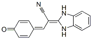 2-(1,3-dihydrobenzoimidazol-2-ylidene)-3-(4-oxo-1-cyclohexa-2,5-dienyl idene)propanenitrile Structure