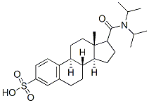 17-(N,N-diisopropylcarbamoyl)estra-1,3,5(10)-triene-3-sulfonic acid|