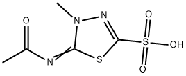 5-(AcetyliMino)-4,5-dihydro-4-Methyl-1,3,4-thiadiazole-2-sulfonic Acid Structure