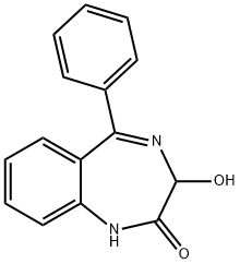 3-HYDROXY-5-PHENYL-1,3-DIHYDRO-BENZO[E][1,4]DIAZEPIN-2-ONE Struktur