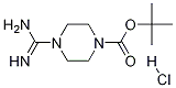 Tert-butyl 4-carbaMiMidoylpiperazine-1-carboxylate hydrochloride Struktur