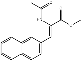 METHYL 2-ACETAMIDO-3-(2-NAPHTHYL)PROPENOATE Structure