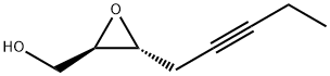 Oxiranemethanol,  3-(2-pentynyl)-,  trans-  (9CI) 结构式
