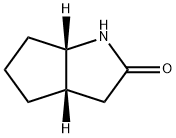 Cyclopenta[b]pyrrol-2(1H)-one, hexahydro-, (3aS-cis)- (9CI) Structure