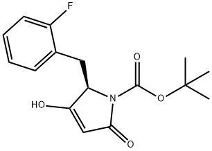 (S)-2-(2-Fluoro-benzyl)-3,5-dioxo-pyrrolidine-1-carboxylic acid tert-butyl ester Structure