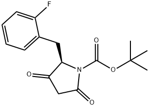 (S)-2-(2-플루오로-벤질)-3-히드록시-5-옥소-2,5-디히드로-피롤-1-카르복실산tert-부틸에스테르