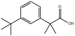 2- (3-трет-бутилфенил) -2-метилпропионовая кислота структура