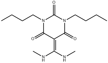 5-(Bis-MethylaMino-Methylene)-1,3-dibutyl-pyriMidine-2,4,6(1H, 3H, 5H)-trione Struktur