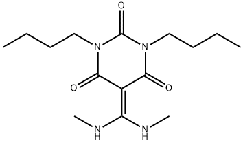 5-(Bis-MethylaMino-Methylene)-1,3-dibutyl-pyriMidine-2,4,6(1H, 3H, 5H)-trione Structure