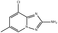 8-Chloro-6-Methyl-[1,2,4]triazolo[1,5-a]pyridin-2-ylaMine Struktur