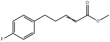 5-(4-Fluoro-phenyl)-pent-2-enoic acid Methyl ester Struktur