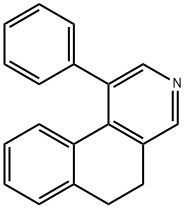 1-PHENYL-5,6-DIHYDRO-BENZO[F]ISOQUINOLINE 结构式