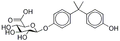 Bisphenol A-13C12 β-D-Glucuronide,1313730-08-3,结构式