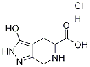 3-Hydroxy-4,5,6,7-tetrahydro-2H-pyrazolo[3,4-c]pyridin-5-carboxylic acid HCl,1313739-01-3,结构式