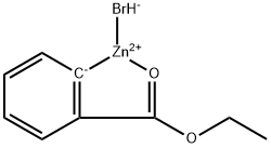 2-(ブロモジンシオ)安息香酸エチル 化学構造式