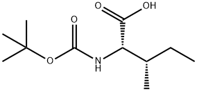 BOC-L-Isoleucine Structure