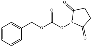 苯甲氧羰酰琥珀酰亚胺 结构式