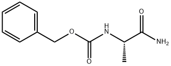 N-(ベンジルオキシカルボニル)アラニンアミド 化学構造式