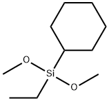 シクロヘキシルエチルジメトキシシラン 化学構造式