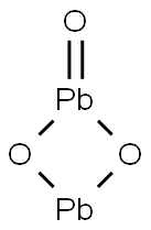 三酸化鉛(Ⅳ)鉛(Ⅱ) 化学構造式