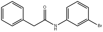 N-(3-溴苯基)-2-苯基乙酰胺 结构式