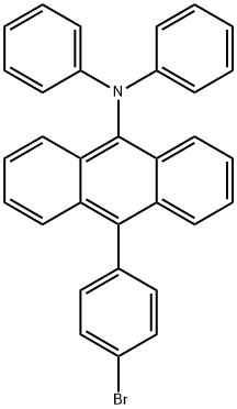 10-(4-溴苯基)-N,N-二苯基-9-蒽胺, 1314040-83-9, 结构式