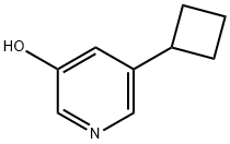 5-cyclobutylpyridin-3-ol Struktur