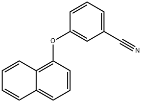 3-(1-萘氧基)苯腈,1314406-41-1,结构式