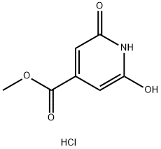 2,6-二羟基吡啶-4-甲酸甲酯盐酸盐 结构式