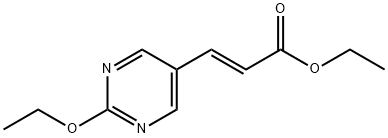 (E)-ethyl 3-(2-ethoxypyriMidin-5-yl)acrylate Structure