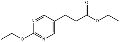 3-(2-乙氧基嘧啶-5-基)丙酸乙酯,1314534-00-3,结构式